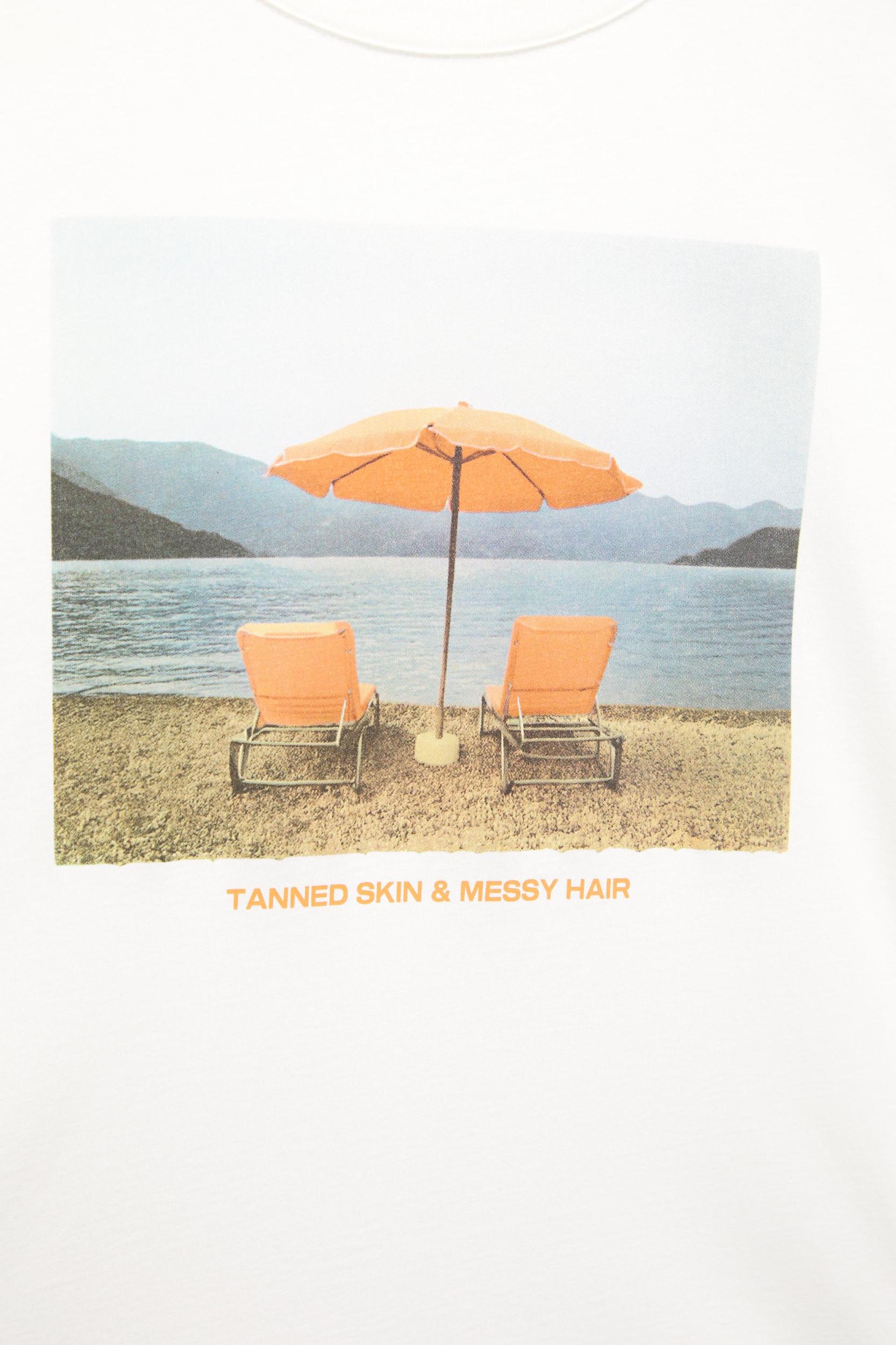 Beach photographic T-shirt Product Image