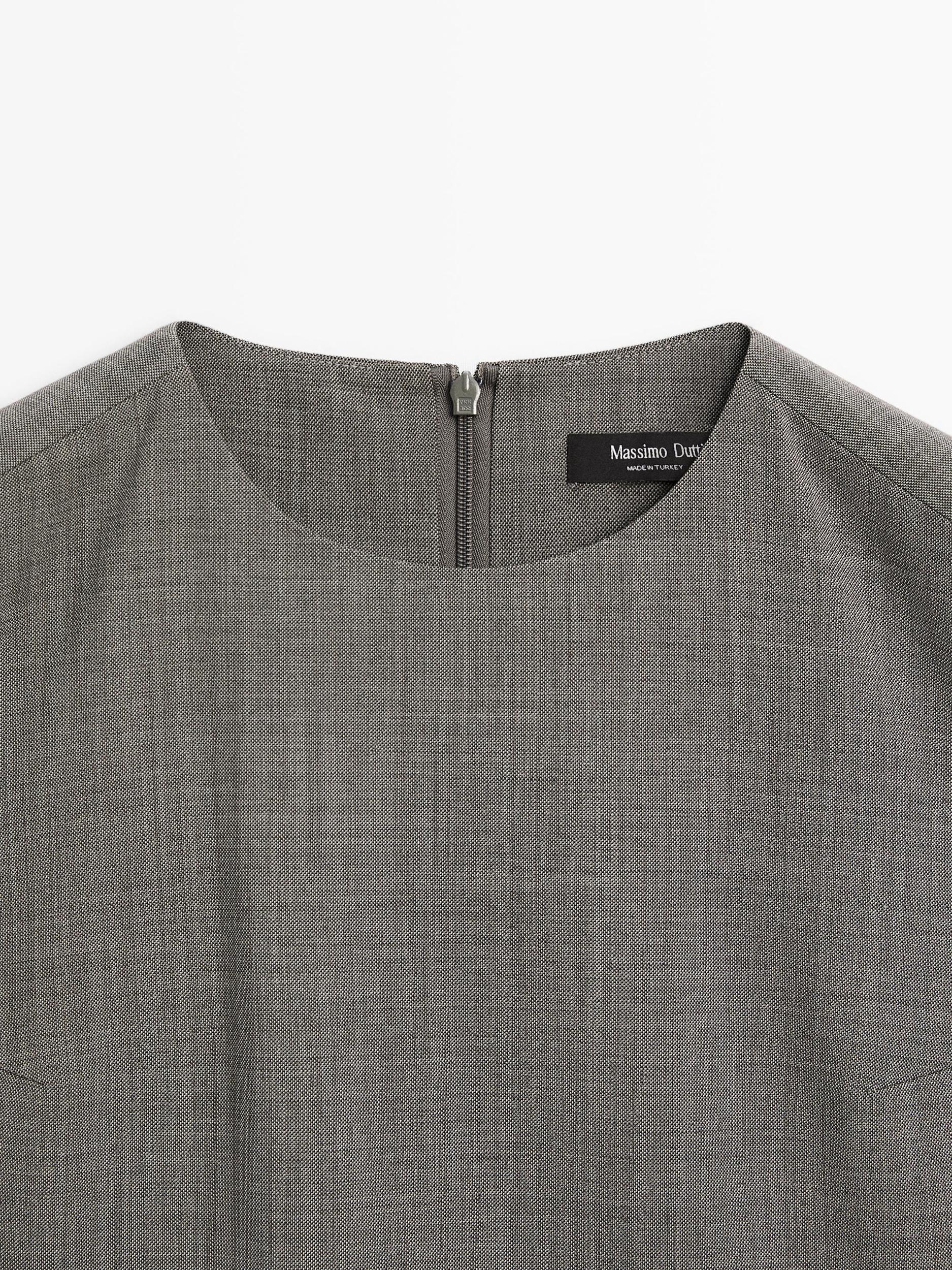 Short melange dress Product Image