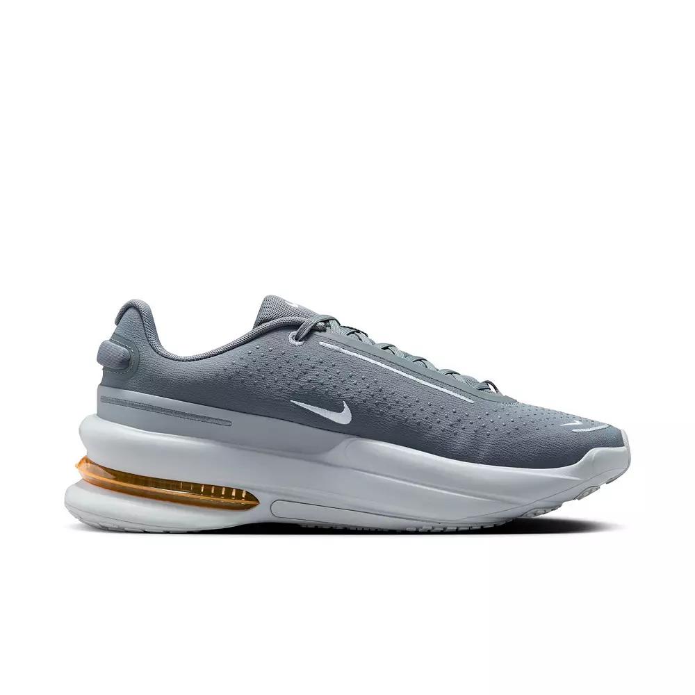 Nike Air Zoom Upturn Men's Basketball Shoes, Size: 8.5, Smoke Gray Orange Product Image