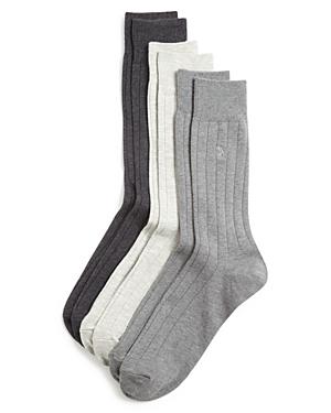 Polo Ralph Lauren Solid Ribbed Dress Socks, Pack of 3 Product Image