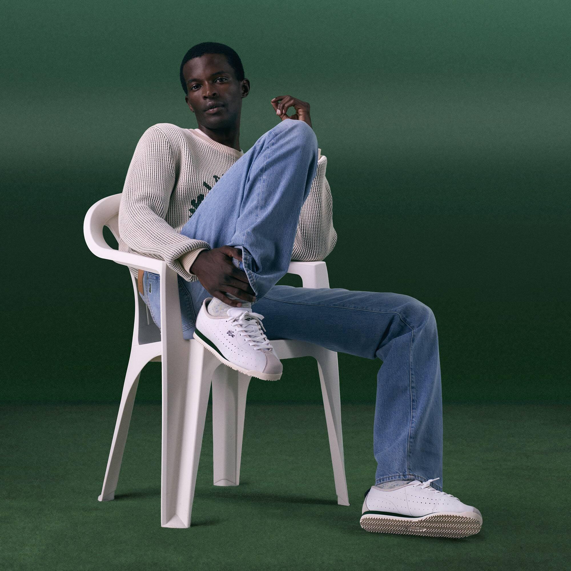 Men's Club-Low Leather Sneakers Product Image