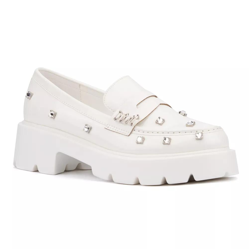 Olivia Miller Luscious Women's Rhinestone Loafers,  Product Image