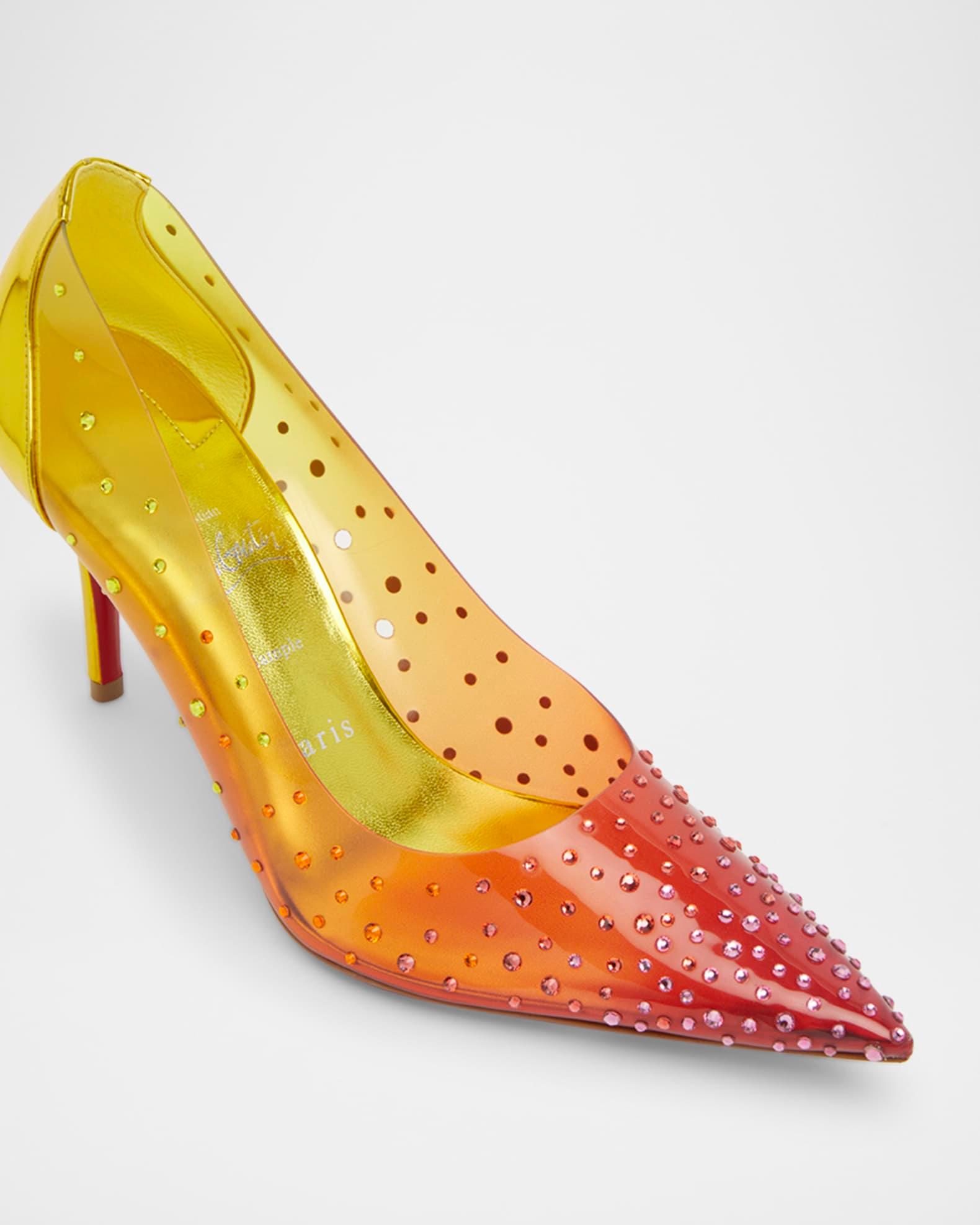 Miss Z Studded PVC Red Sole Pumps Product Image