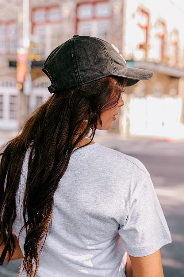 Game Day Baseball Cap In Vintage Black Product Image