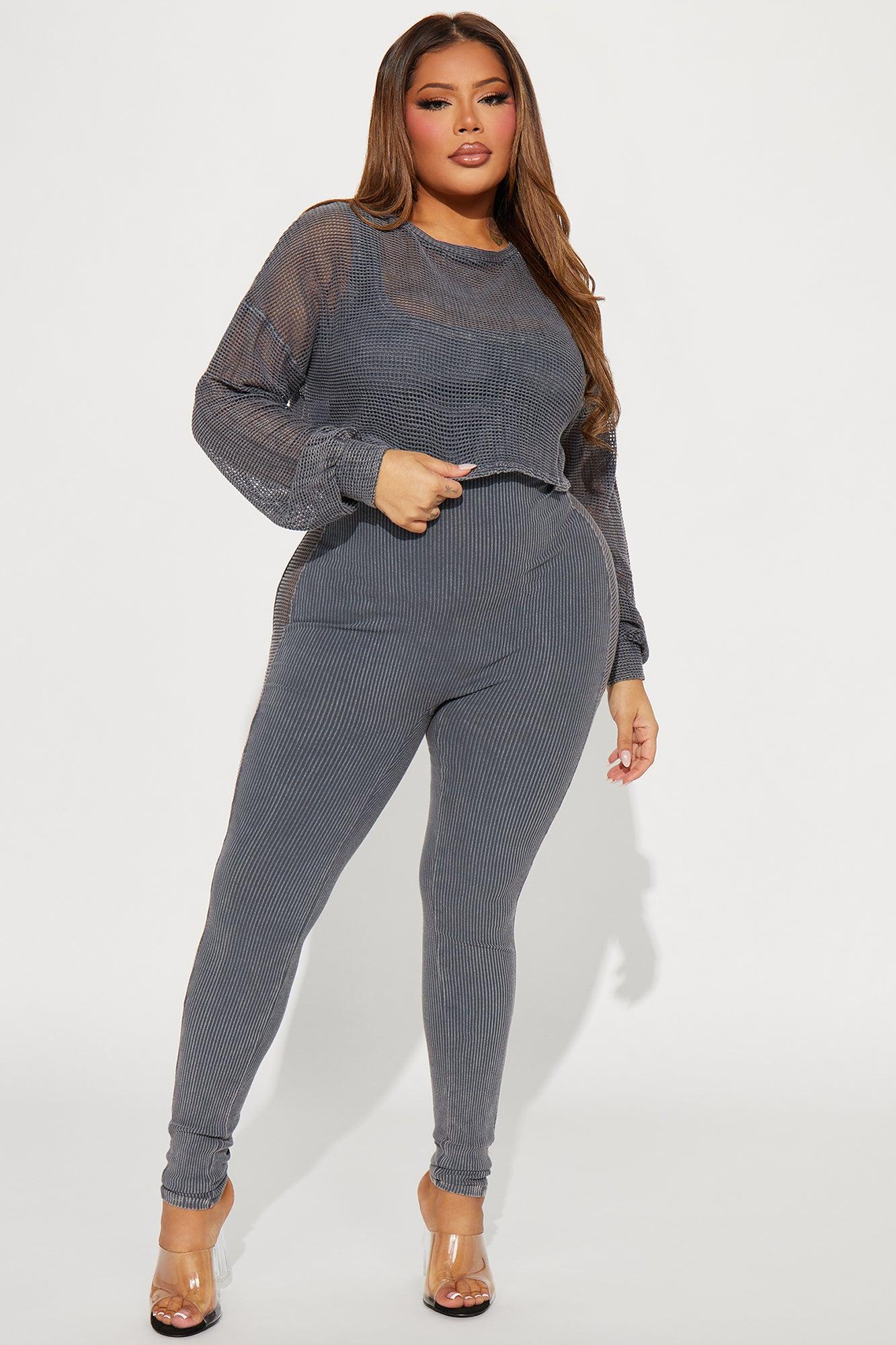 Lounge About Jumpsuit - Charcoal Product Image