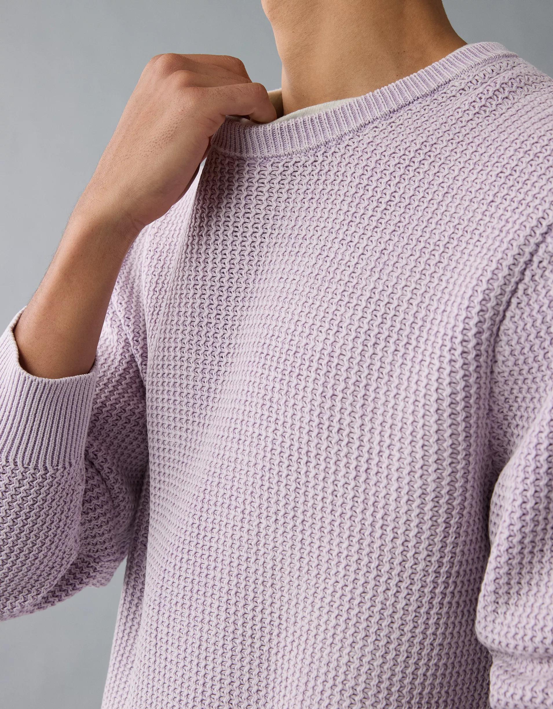 AE Lightweight Textured Sweater Product Image
