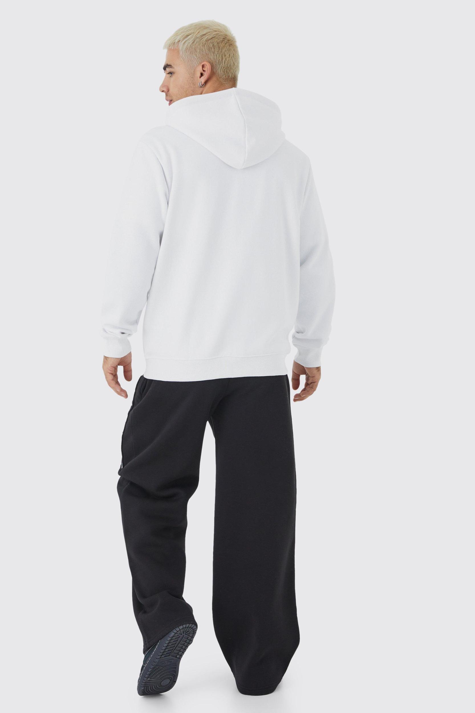 Regular Fit Official Applique Wide Fit Sweatpants | boohooMAN USA Product Image