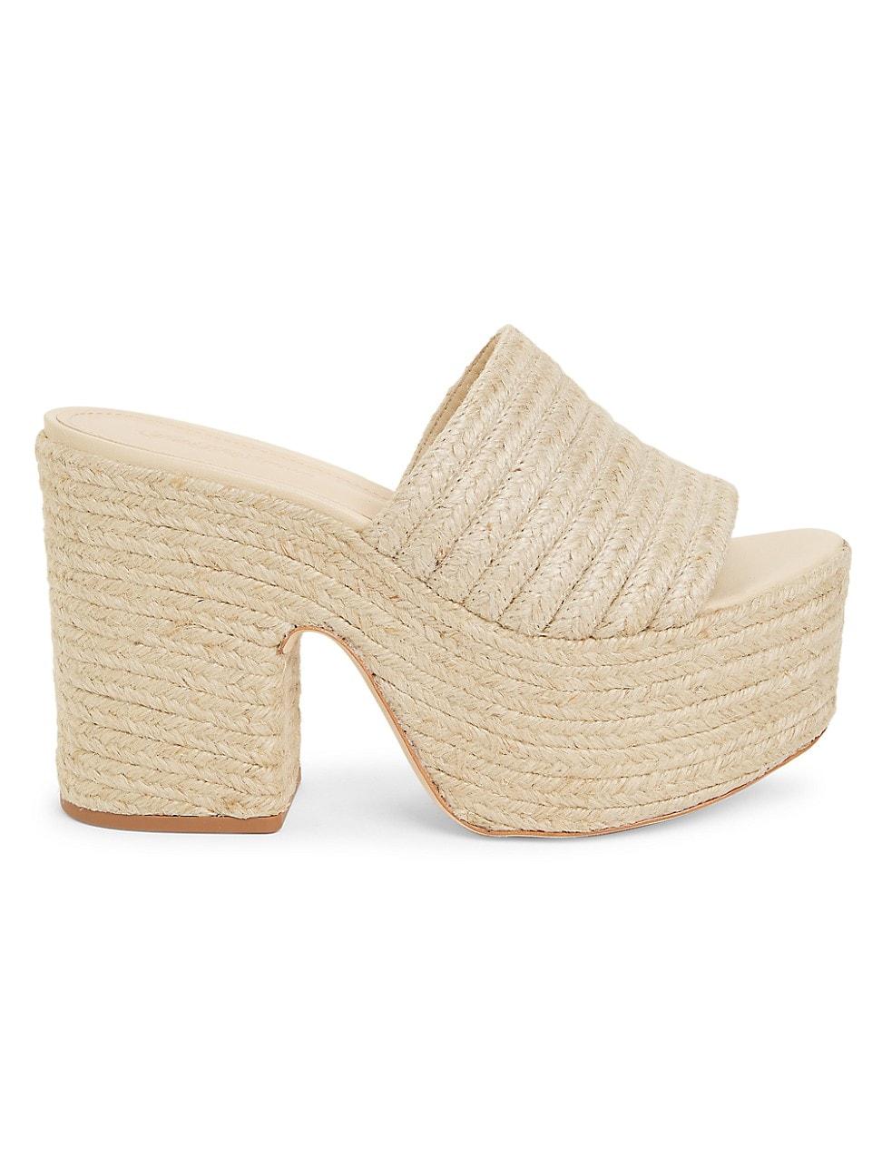 Womens Corda 110MM Jute Platform Clogs Product Image