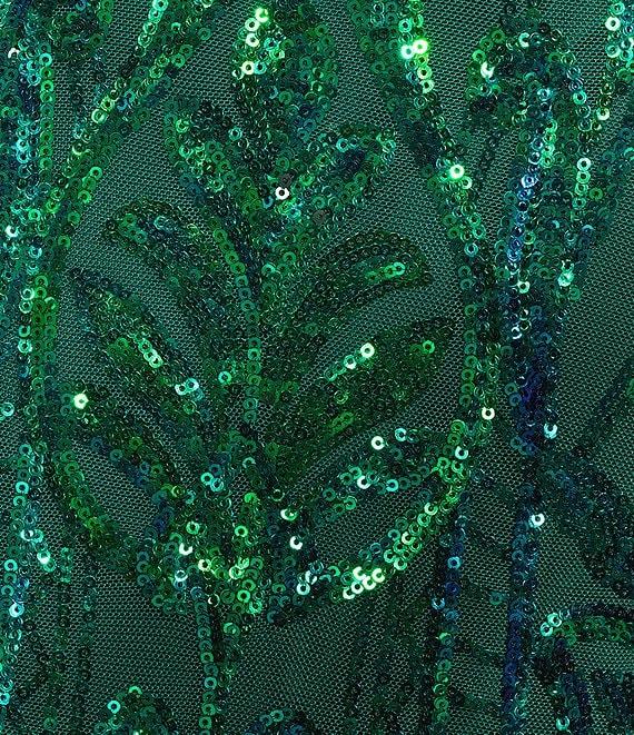 Lulus Sequin Pattern Delmar Strapless Mermaid Dress Product Image