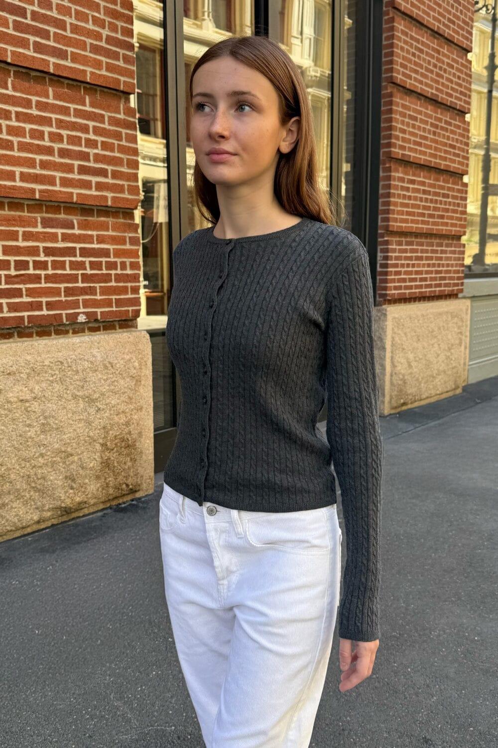 Zoe Cable Knit Cardigan Product Image