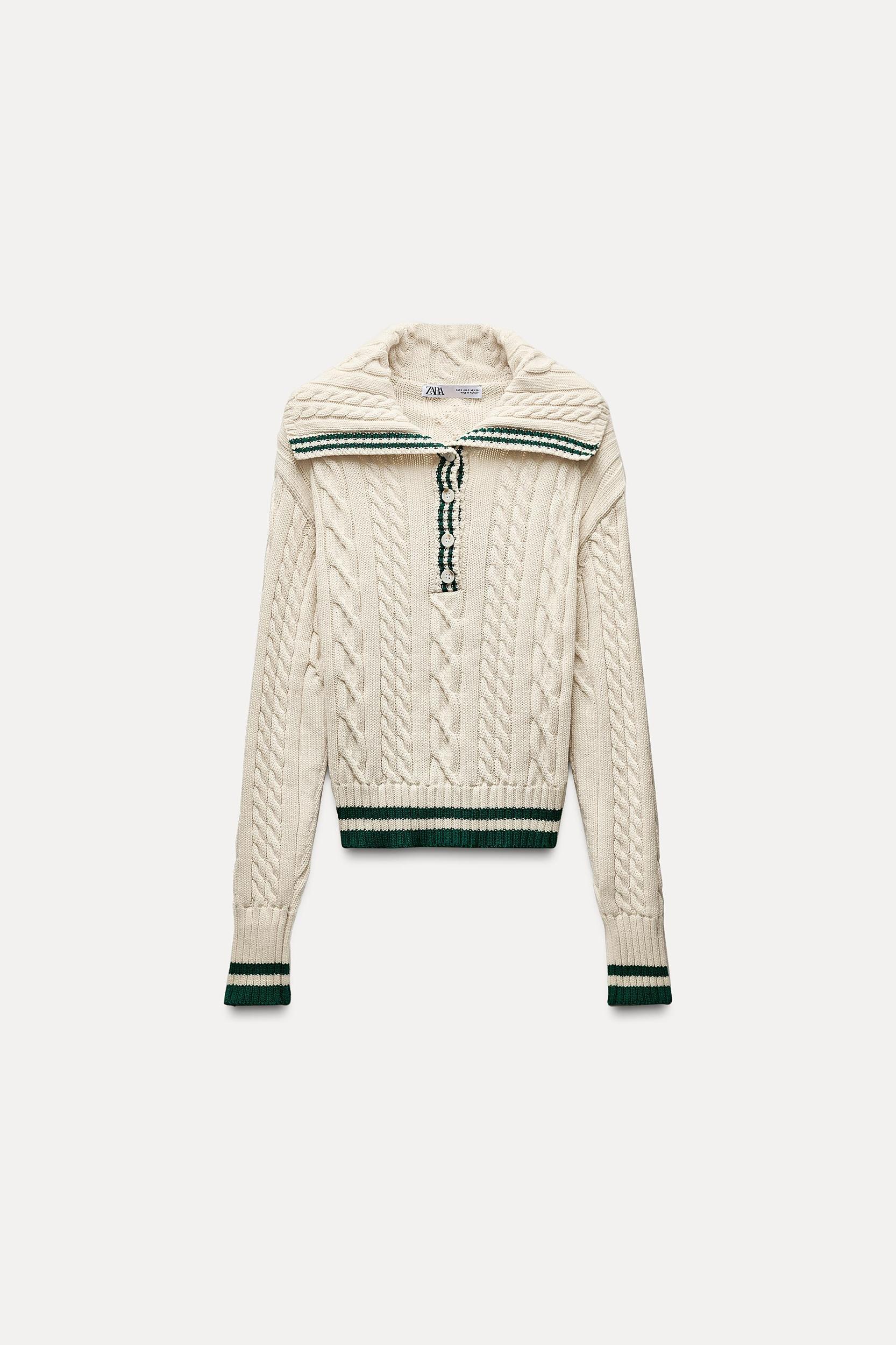 CABLE KNIT SWEATER Product Image