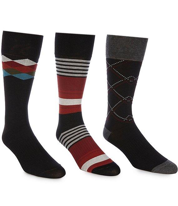 Roundtree & Yorke Assorted 3-Pack Socks Product Image