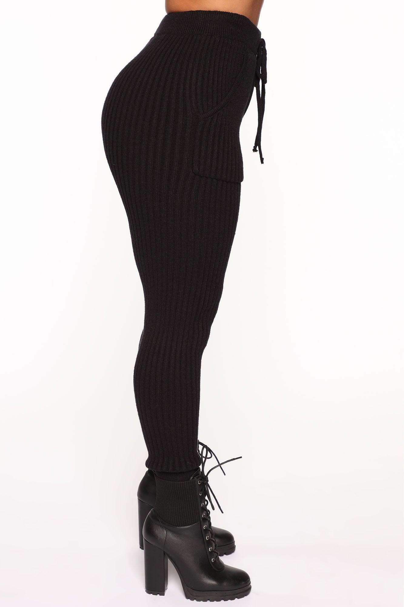 Cozy Nights Pant Set - Black Female Product Image