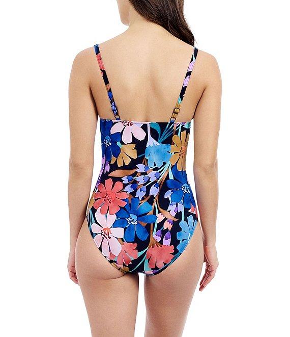 Profile By Gottex Melody Sweetheart Neck Twist Front Tummy Control One Piece Swimsuit Product Image