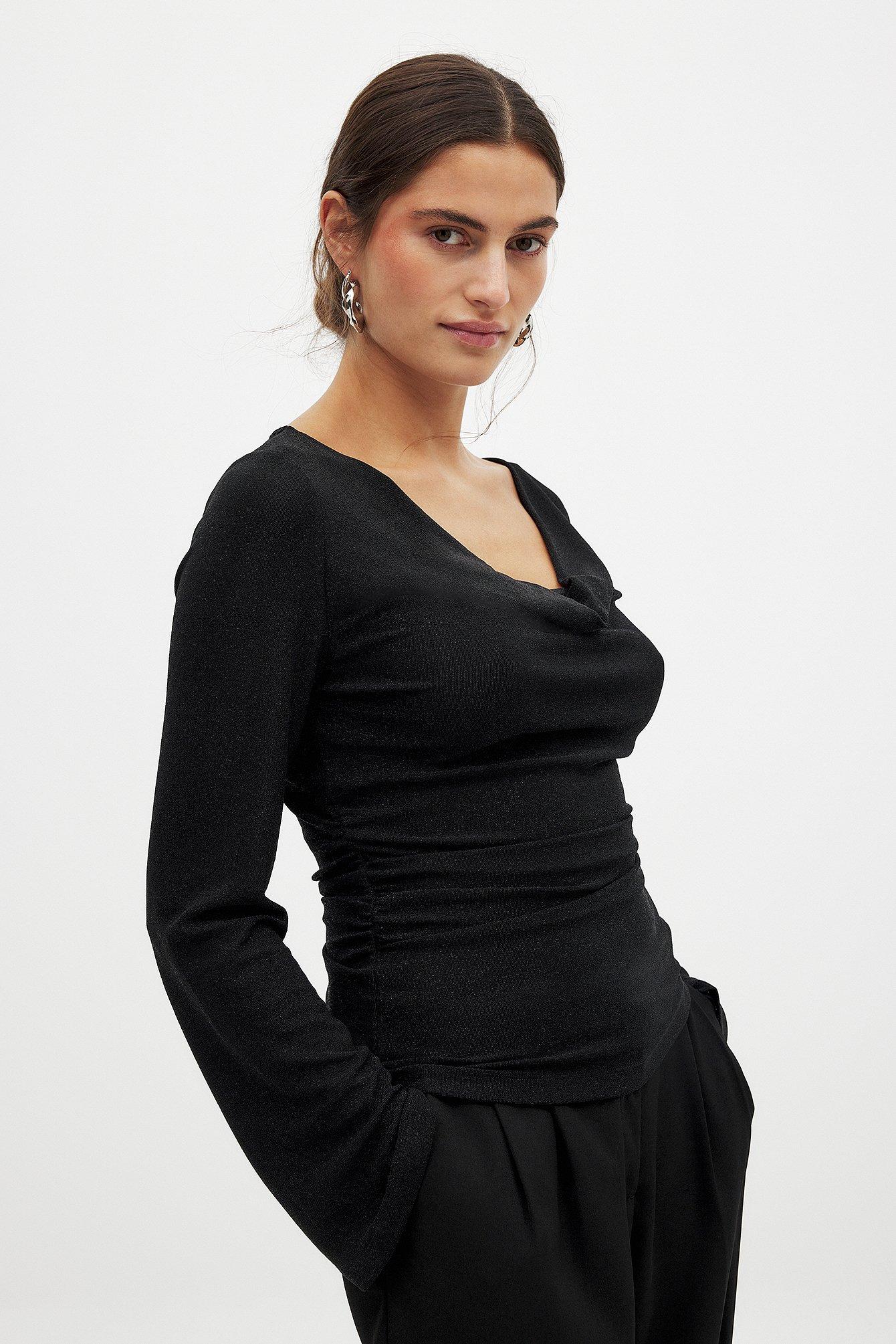 Glitter Long Sleeve Top Product Image