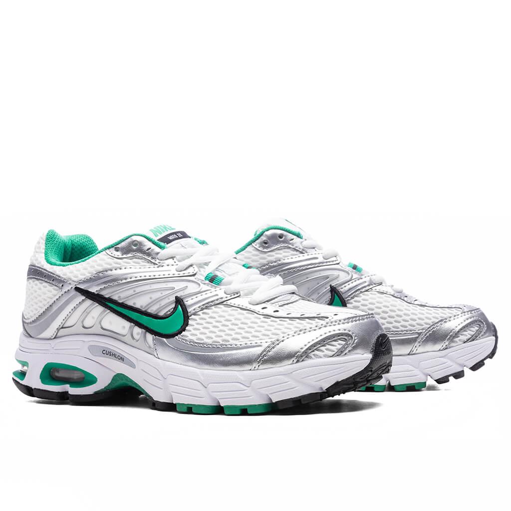 Women's Air Max Moto 2K - White/Stadium Green/Metallic Silver Female Product Image