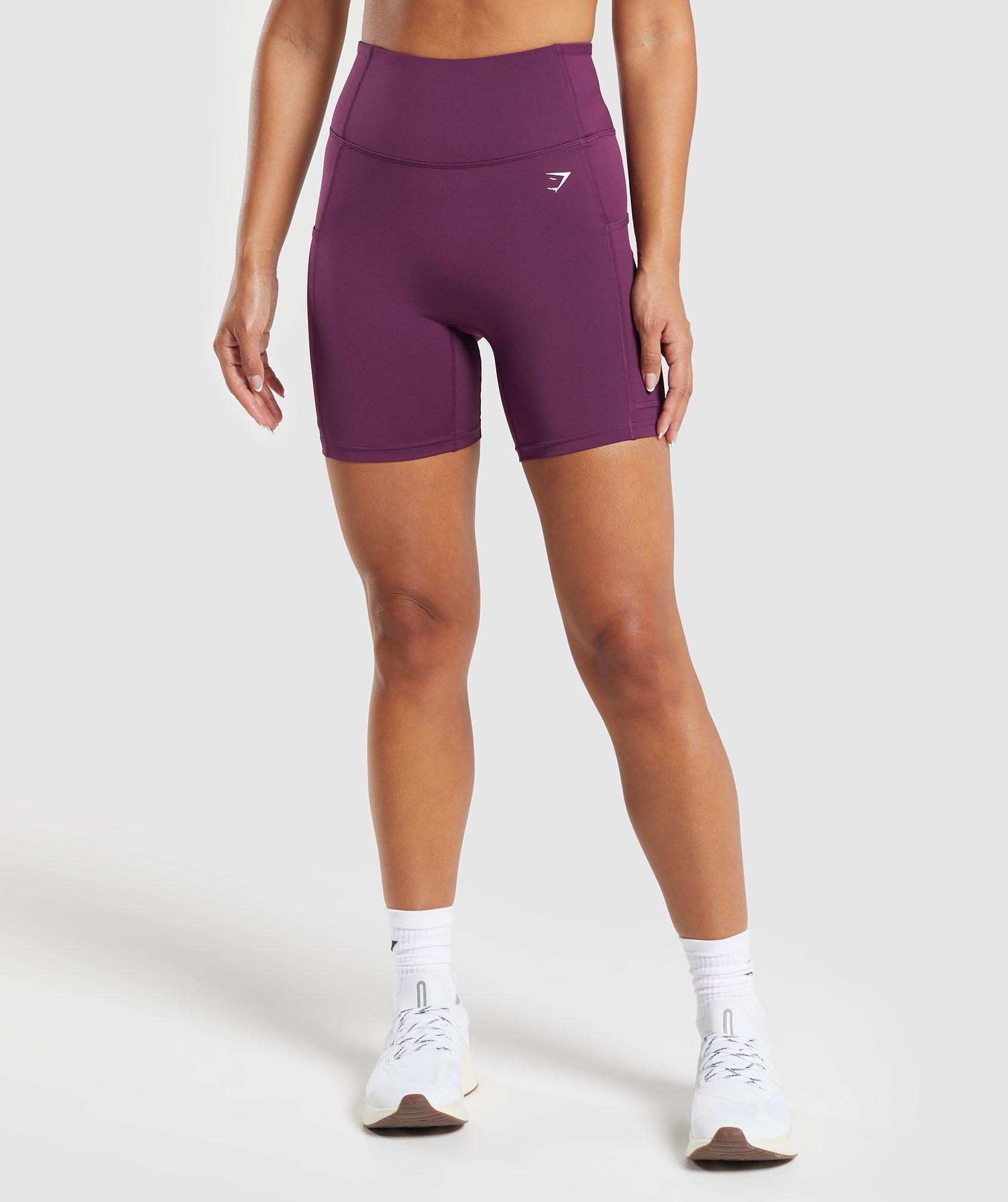 Gymshark Pocket Shorts - Magenta Purple Female Product Image