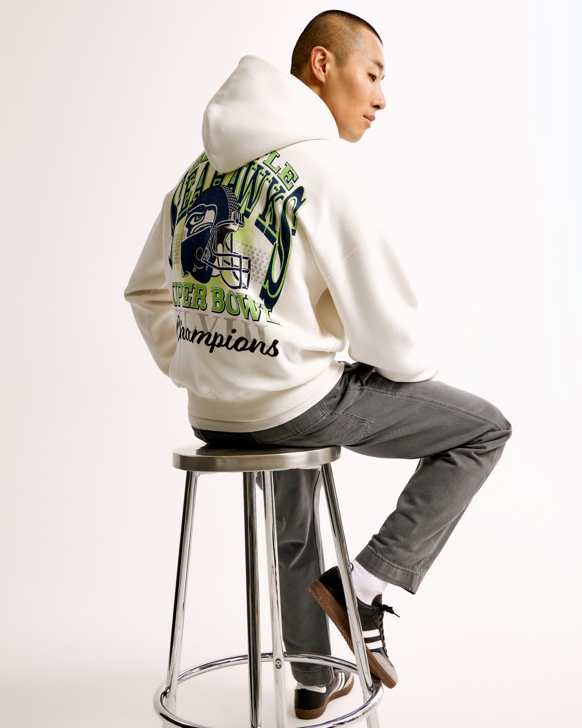 Seattle Seahawks Graphic Popover Hoodie Product Image