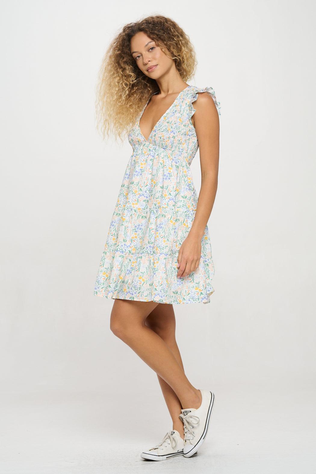 Flower Oasis Short Dress Product Image