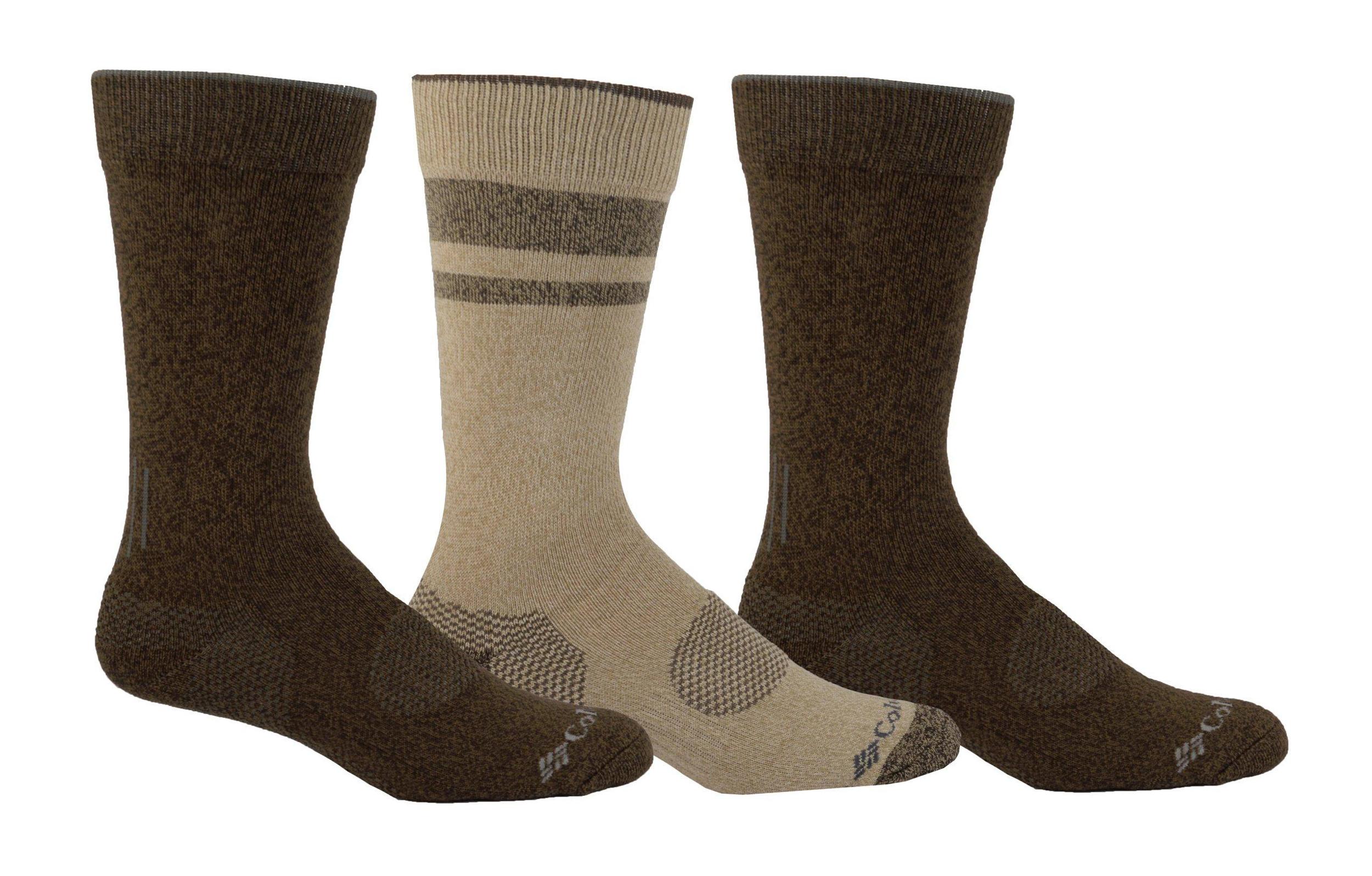 Columbia Mens Balance Point Crew Socks - 3 Pack- Product Image