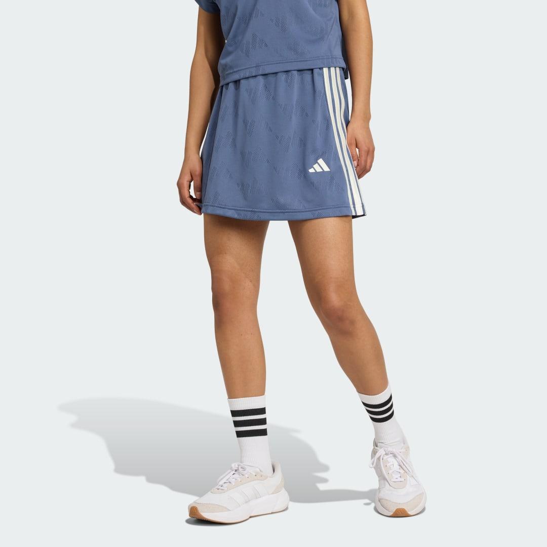 Stadium 3-Stripes Tennis Inspired Jacquard Skirt With Short Product Image