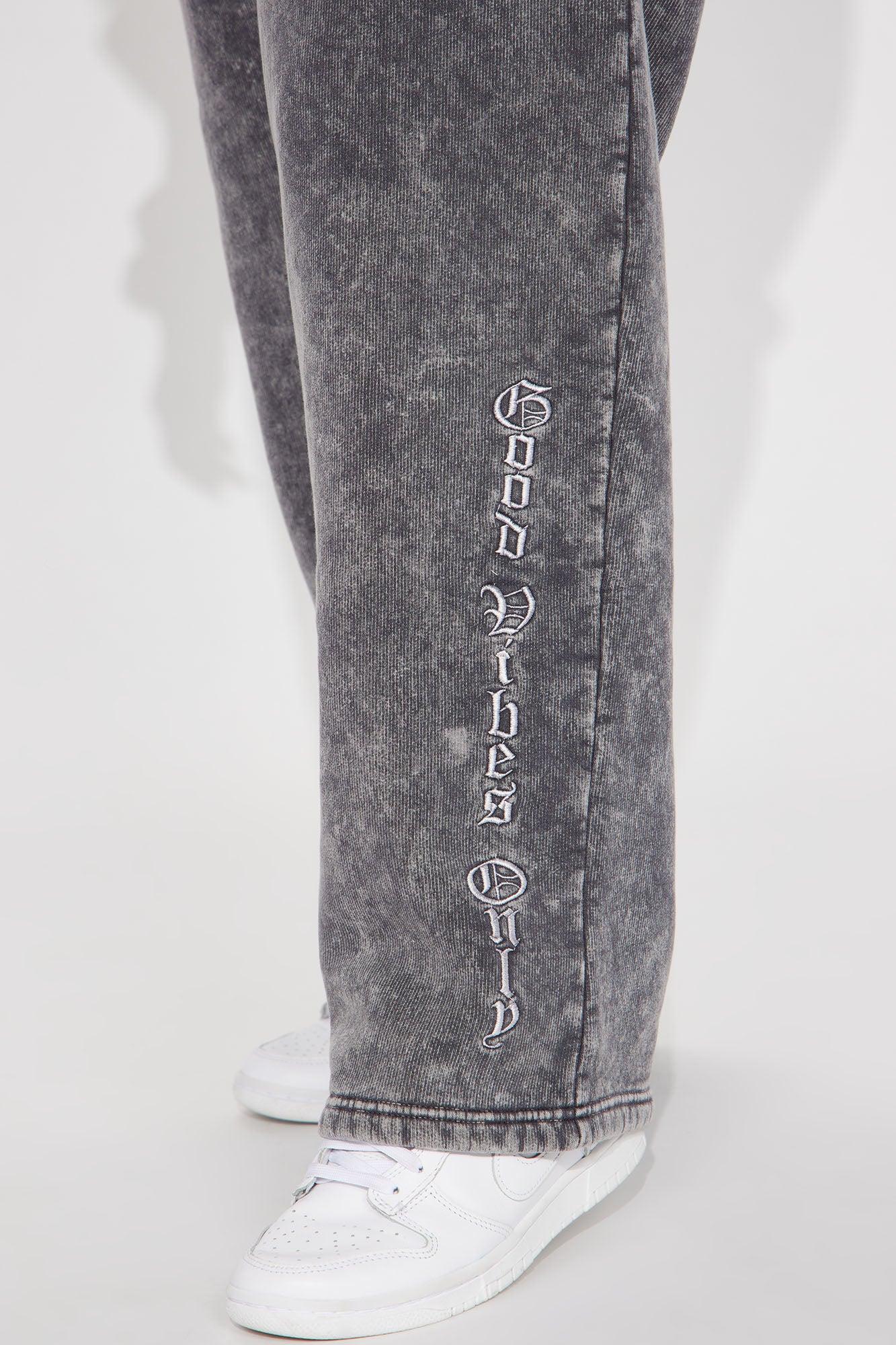 Good Vibes Washed Zip Front Hoodie - Grey/combo Product Image