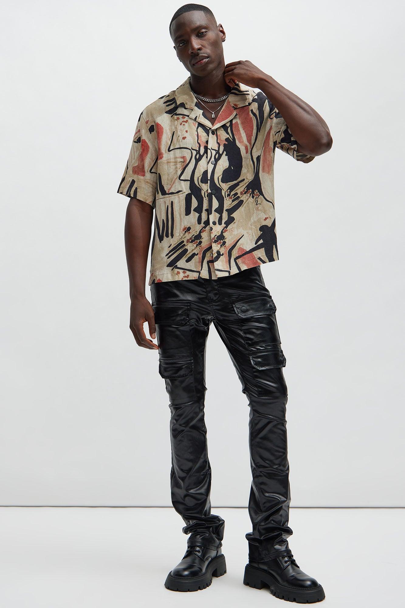 Lascaux Shirt - Tan/Multi Product Image