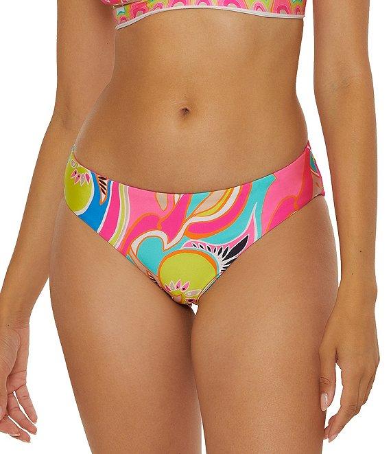 Trina Turk Venus Abstract Print Reversible Hipster Swim Bottom Product Image