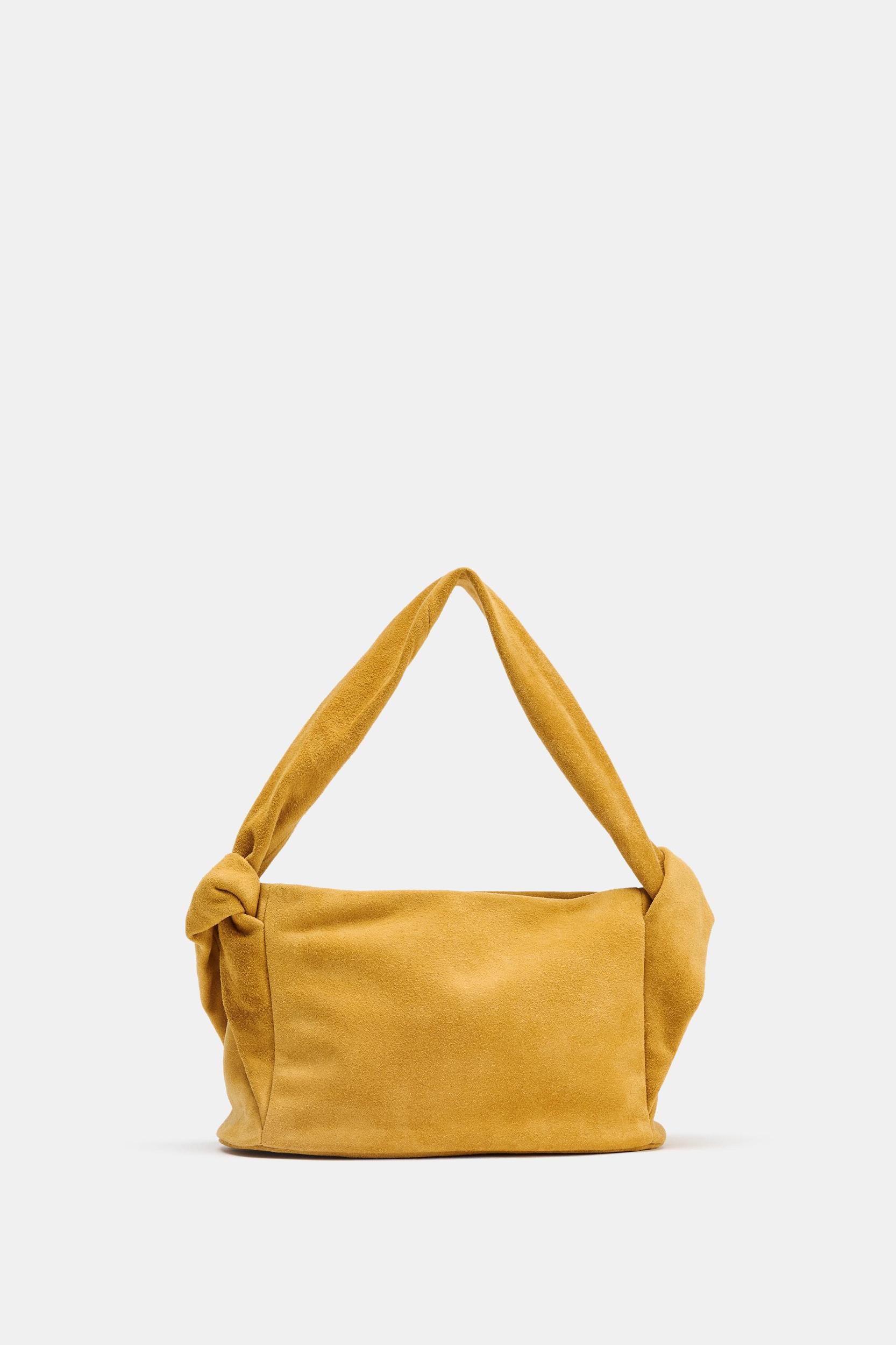 SPLIT LEATHER HANDBAG Product Image