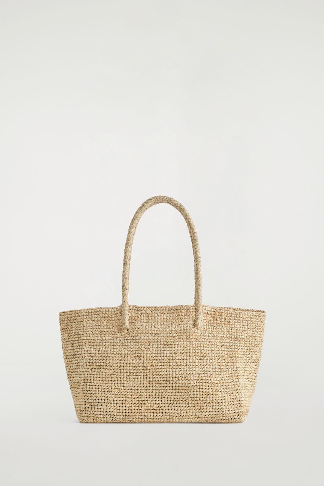 HAND-WOVEN TOTE BAG - RAFFIA Product Image