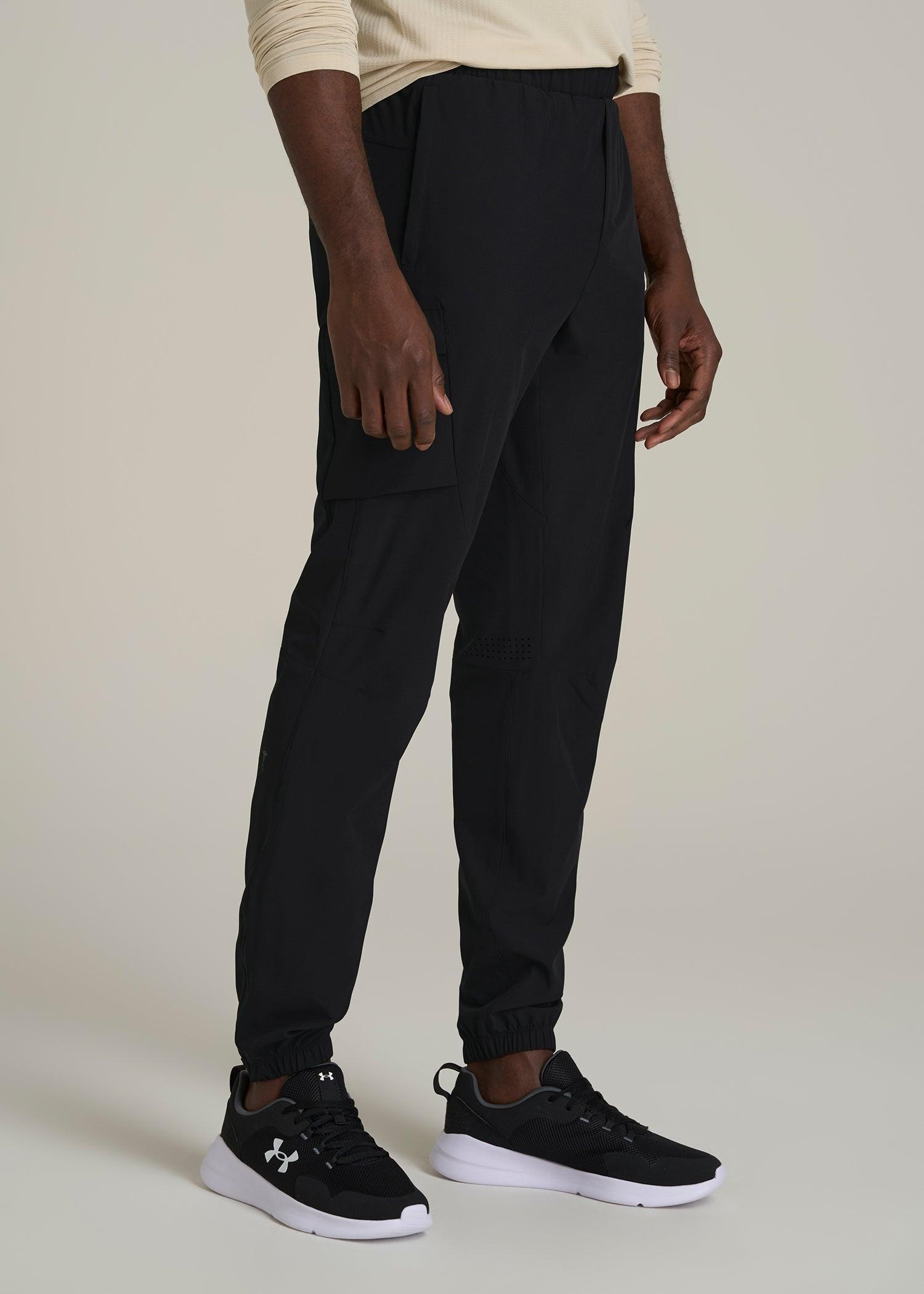 Featherweight Cargo Training Jogger for Tall Men in Black Male Product Image