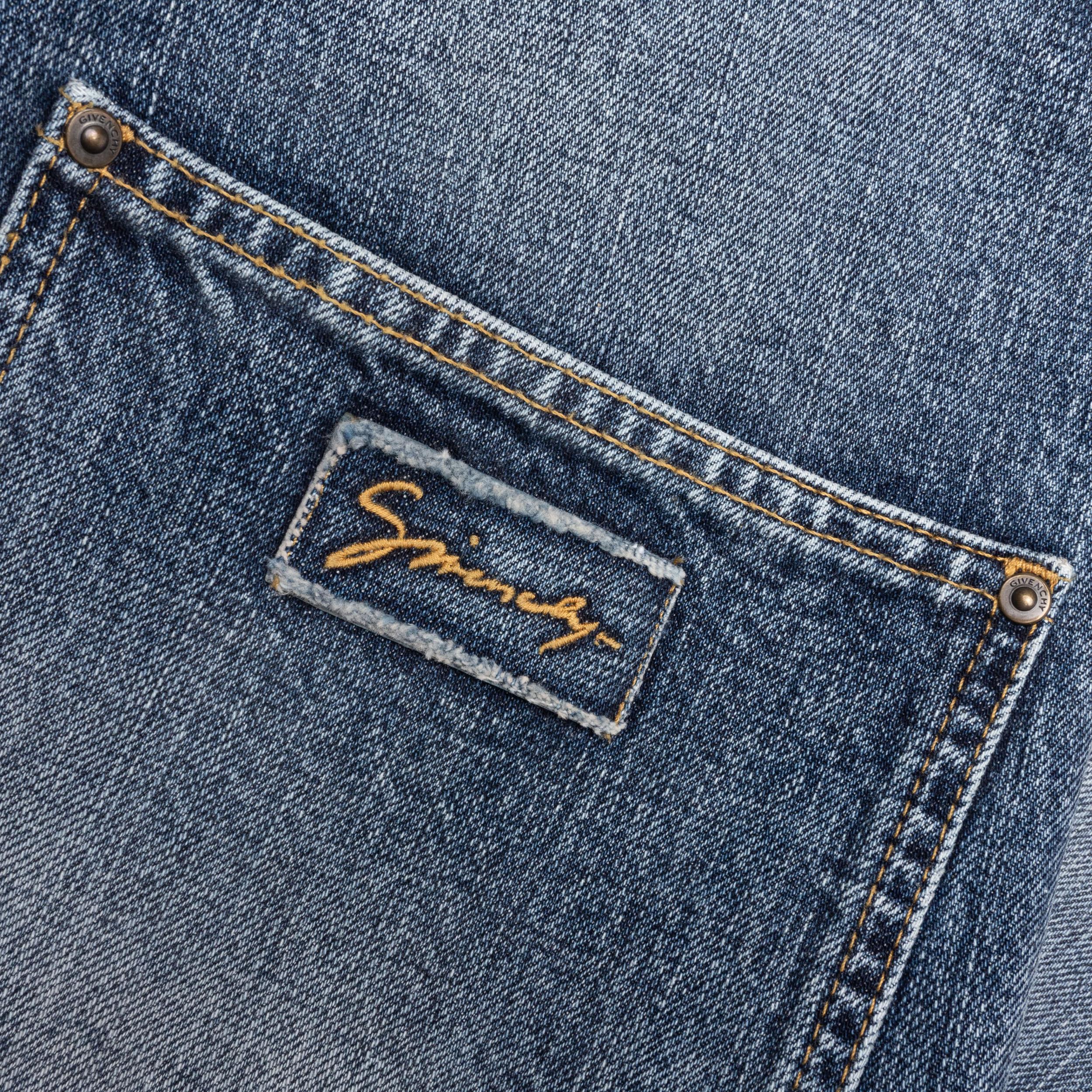 Relaxed Fit Denim Pants - Light Blue Male Product Image