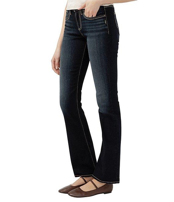 Silver Jeans Co. Suki Mid Rise Curvy Slim Fit Bootcut Jeans Product Image