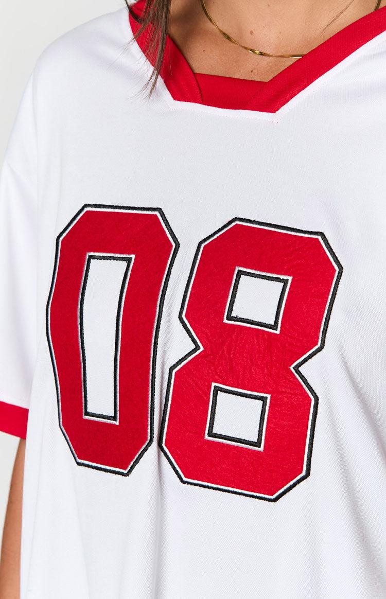 Beginning White Jersey Mini Dress Girls Product Image