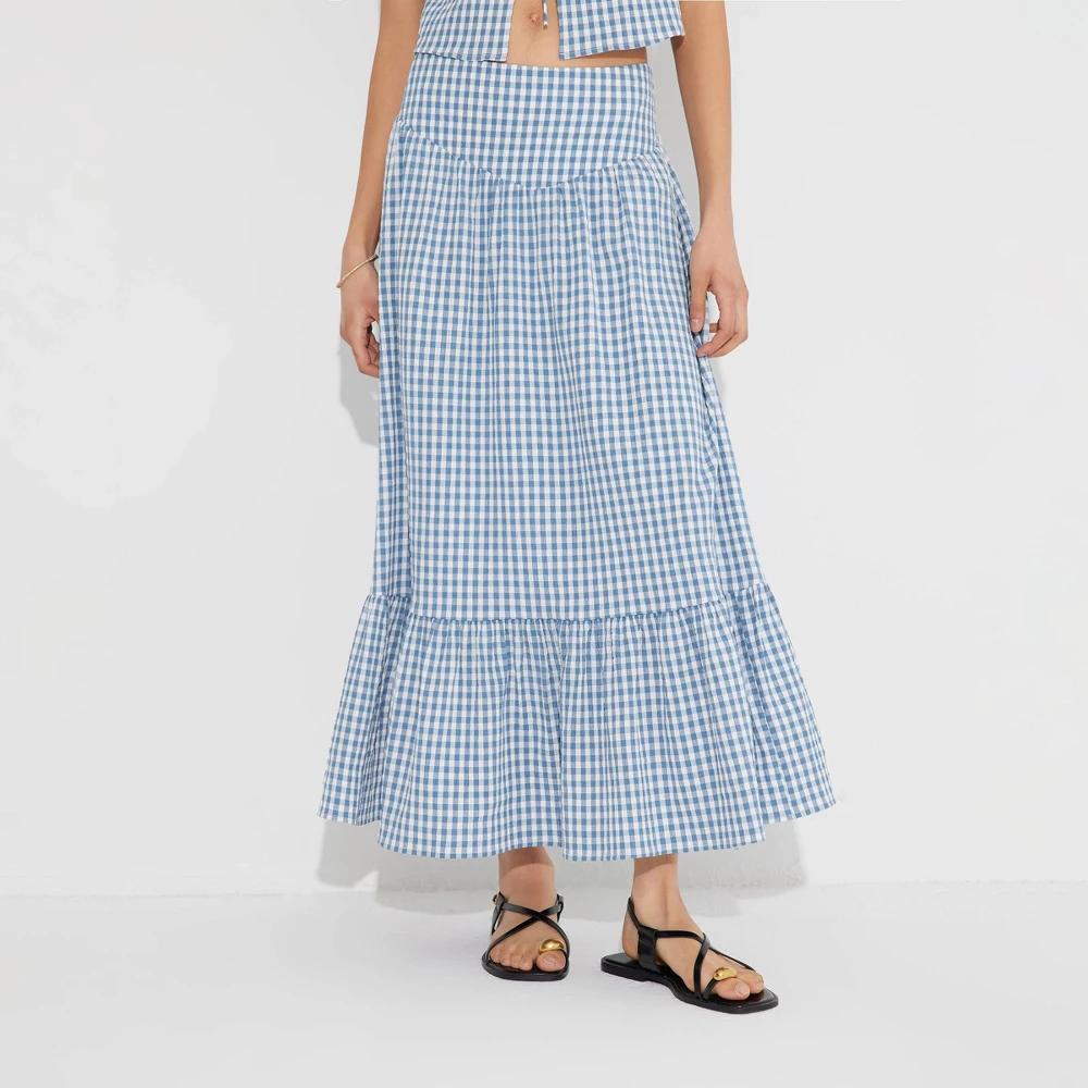 Women's Tiered Maxi Skirt - Wild Fable™ Product Image