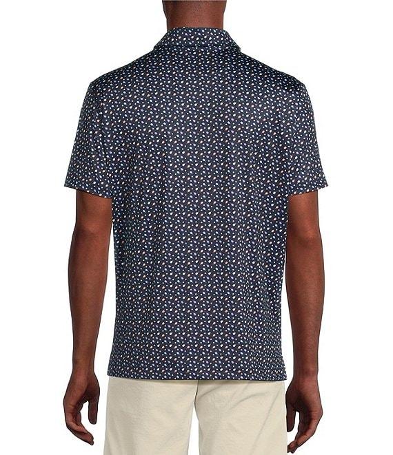 Cremieux Blue Label Performance Stretch Pickleball Print Short Sleeve Polo Shirt Product Image