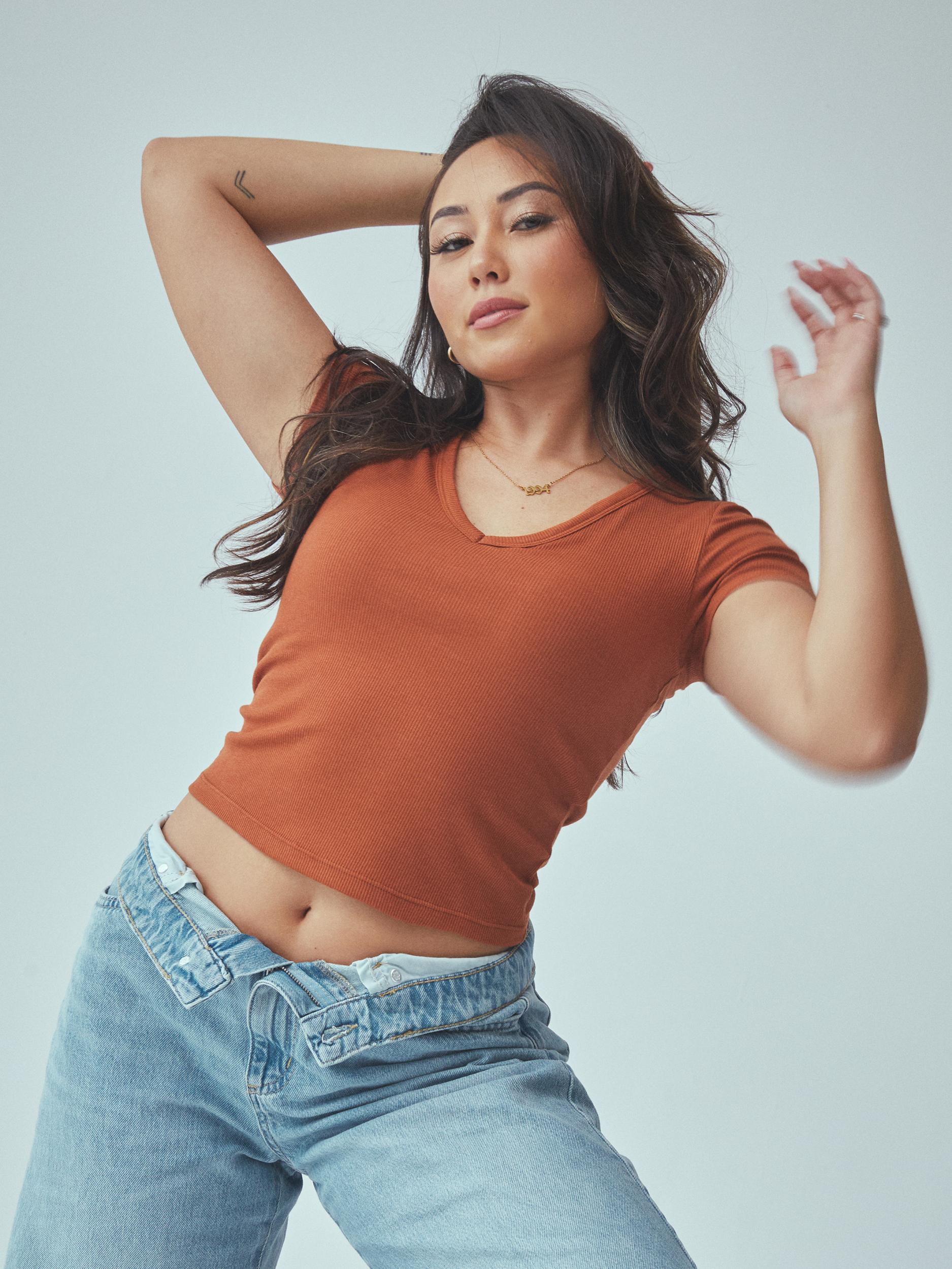 Bamboo V-Neck T-Shirt Brami Product Image