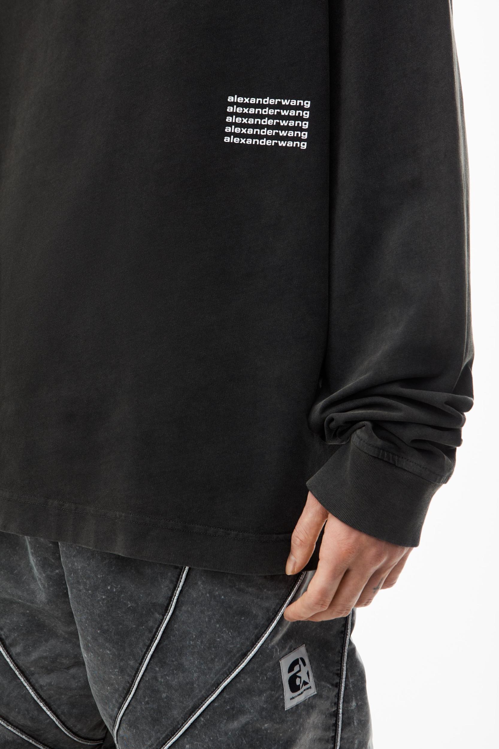 Unisex Long-sleeve Tee In Acid Wash Jersey Product Image