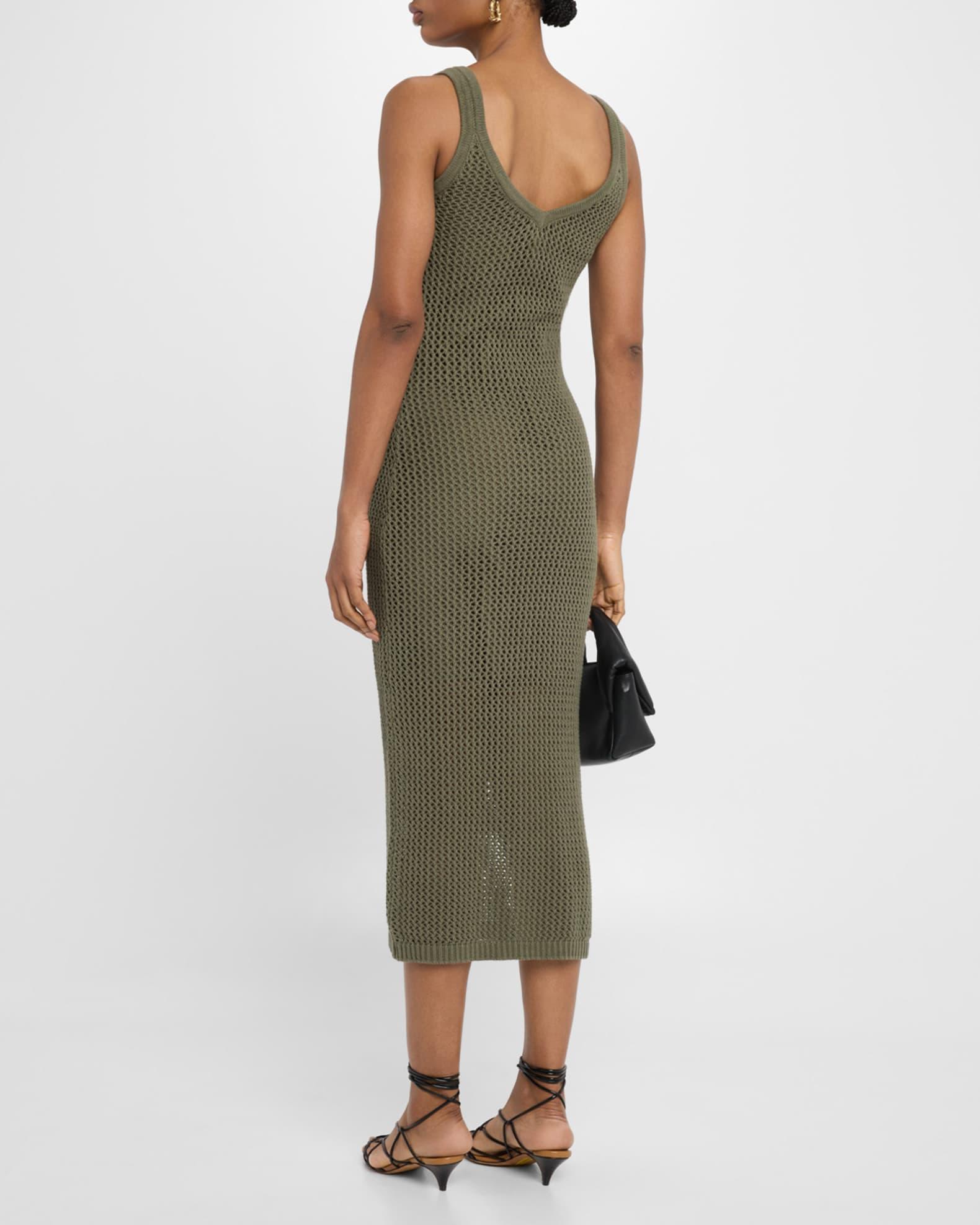 Kayla Crochet Tank Midi Dress Product Image