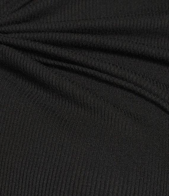 A Loves A Stretch Knit Turtleneck Long Sleeve Tee Product Image
