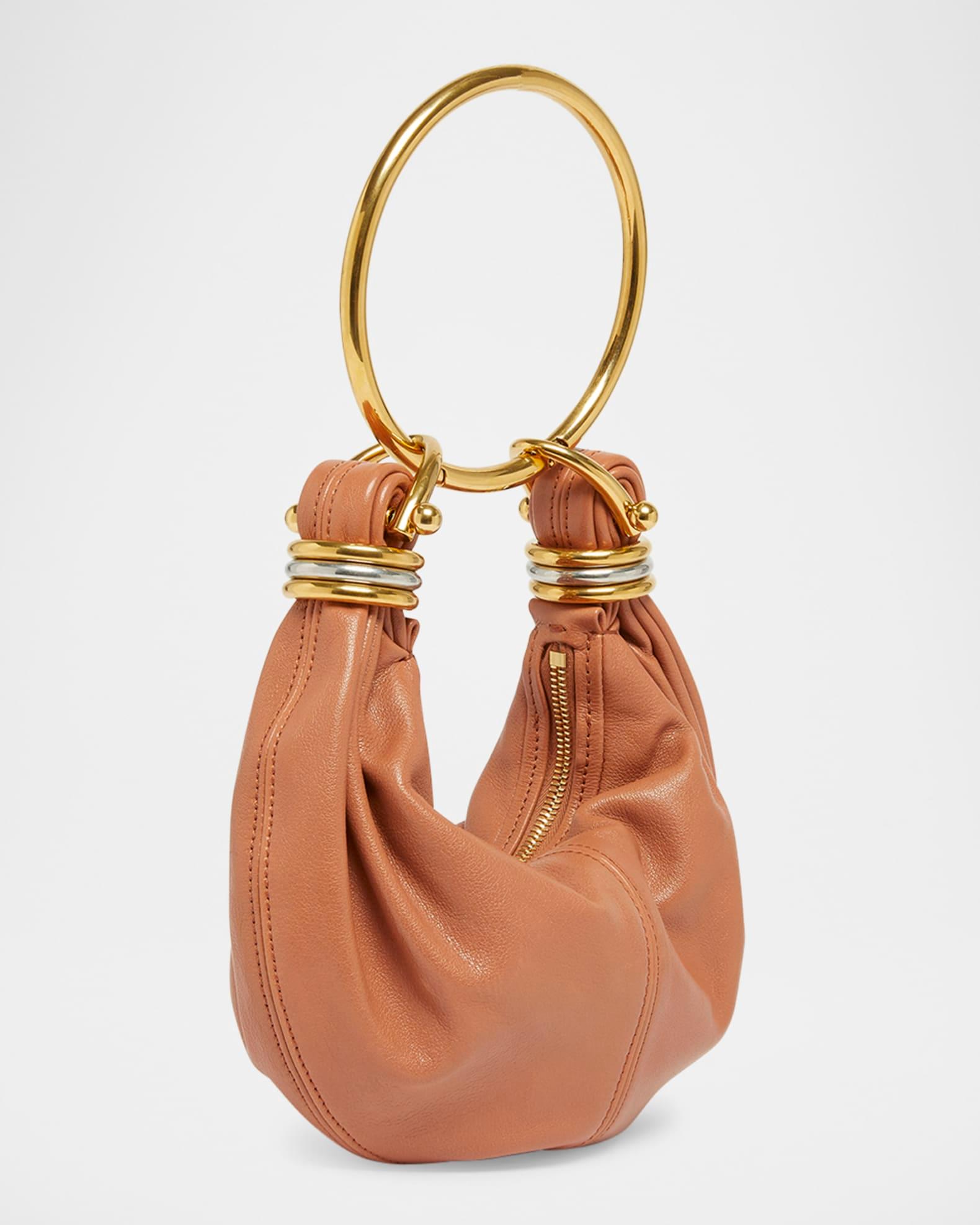 Brarcelet Mini Top-Handle Bag in Grained Leather  Product Image