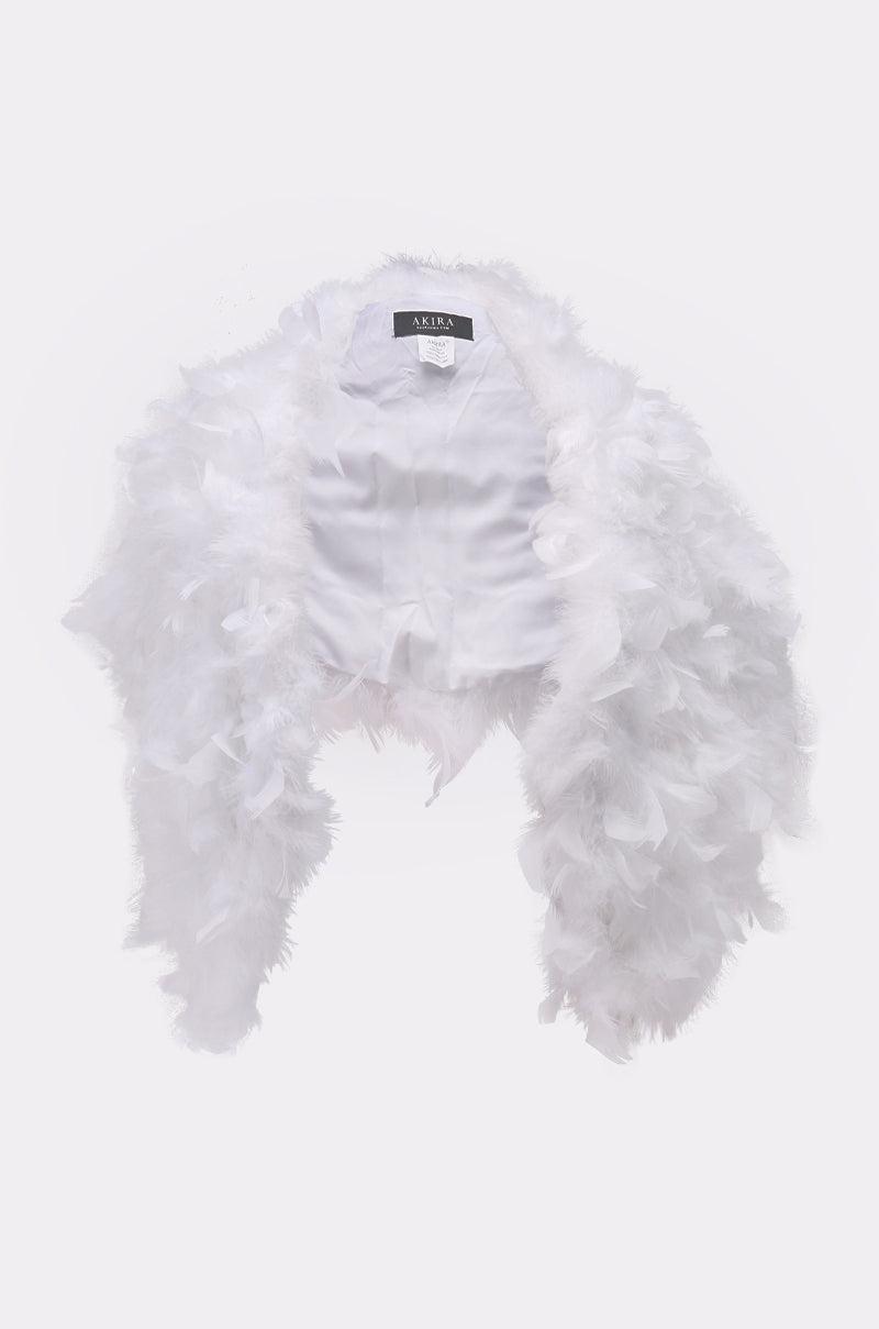 TRUDY FEATHER WRAP Product Image