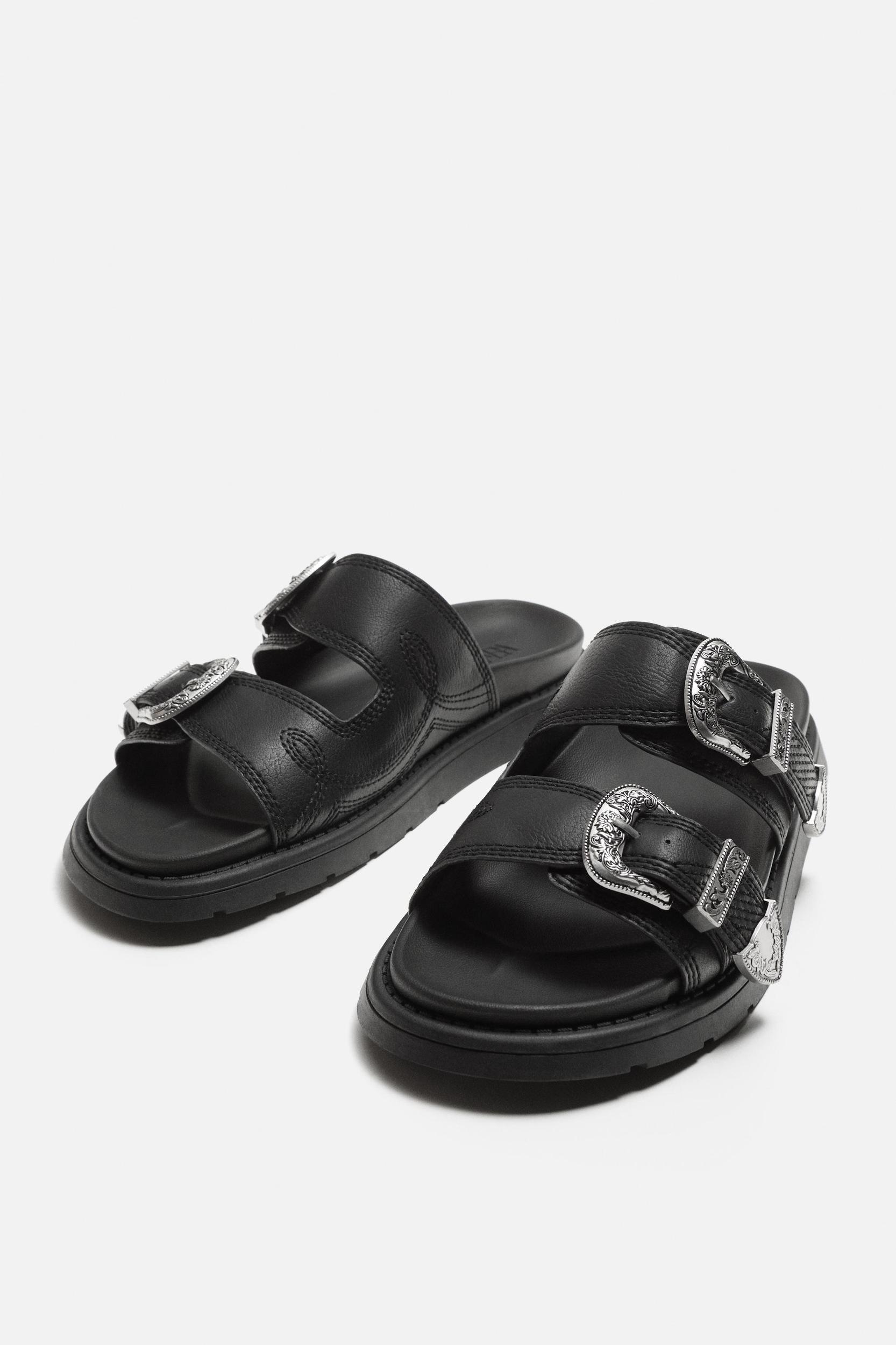DOUBLE STRAP SANDALS Product Image