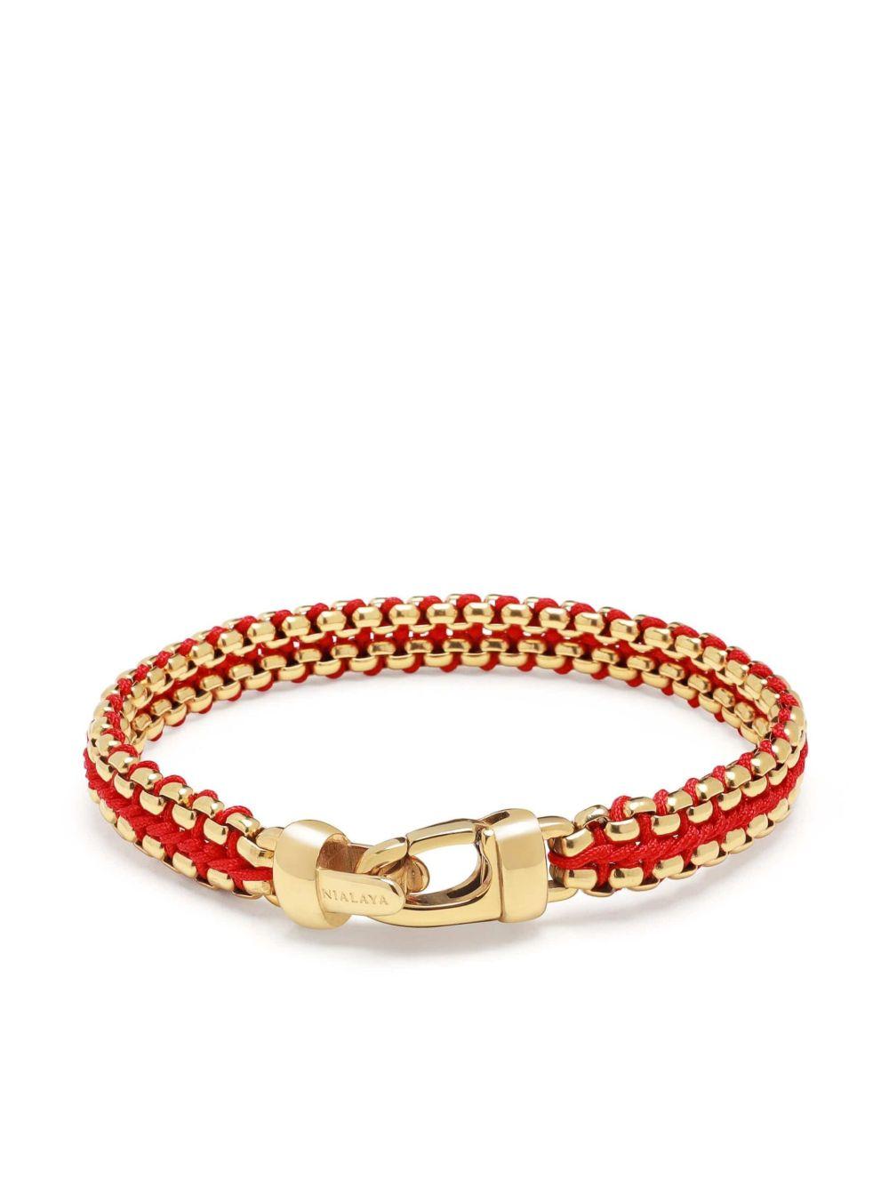 Woven 8mm Box Chain bracelet Product Image