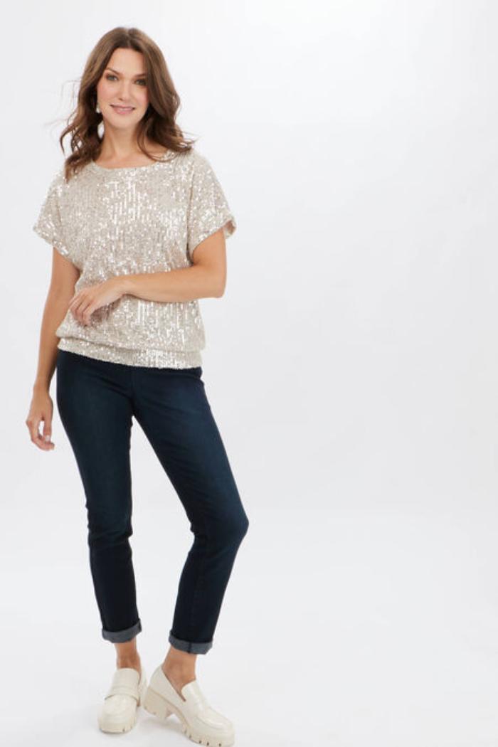 Sequin Knit Top Product Image
