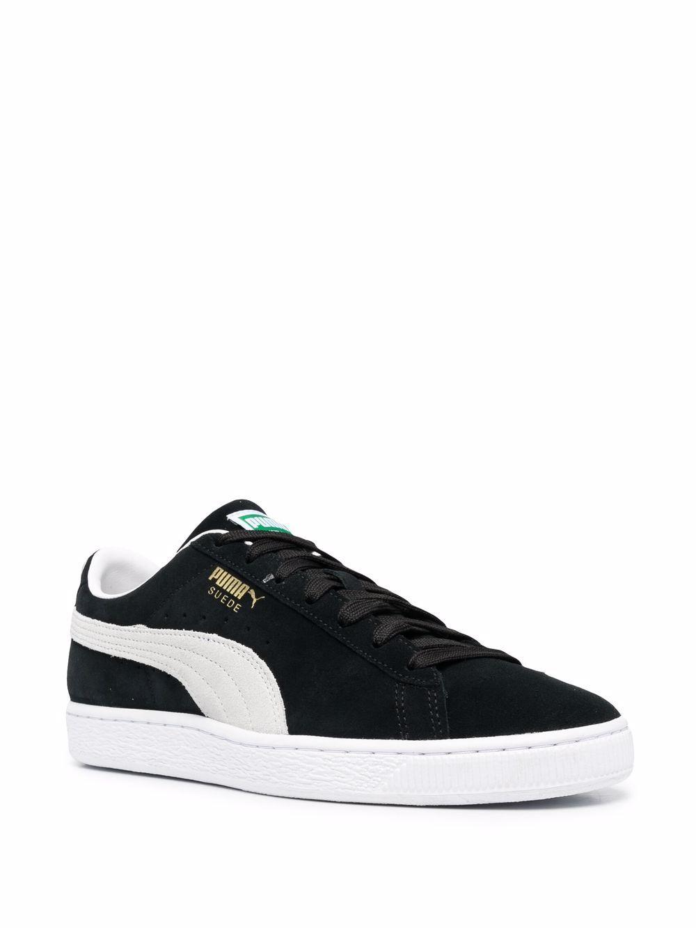 suede classic leather sneakers Product Image