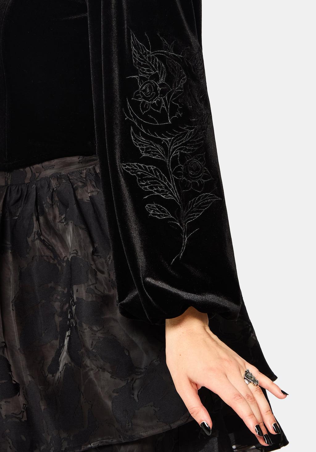 Spectre Layered Contrast Lining Mini Skirt Product Image