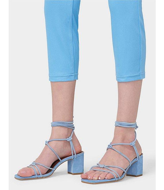 HUE Hi-Rise Ultra Soft Denim Capri Leggings Product Image