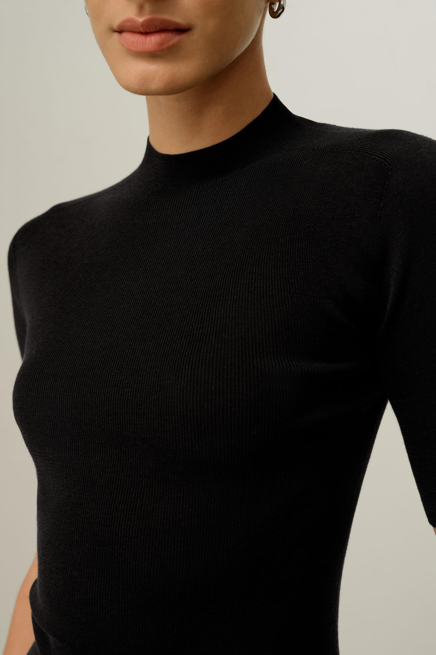 Seamless Silk-Cotton Slim-Fit Knit Top Product Image
