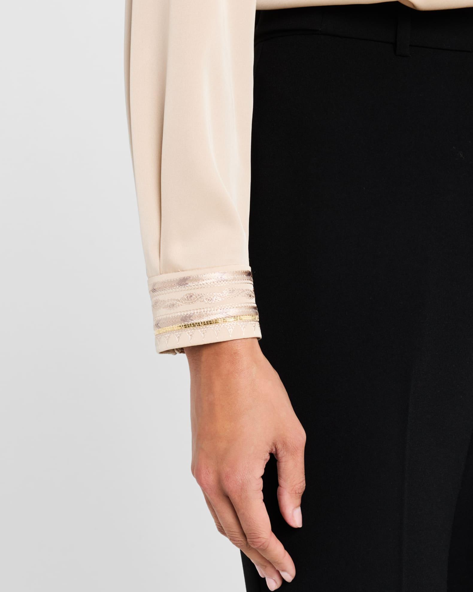 Devin Shimmer Embroidered Blouse Product Image